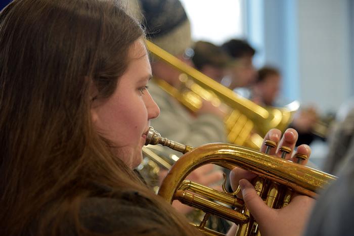 Alli Snyder began playing the mellophone in ninth grade. She is studying secondary education.